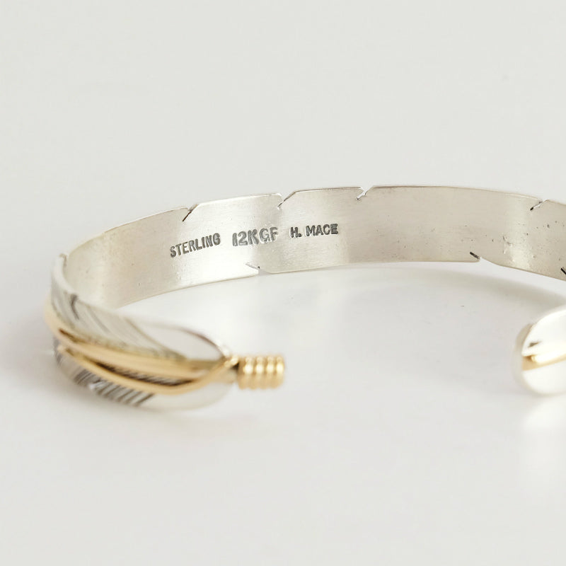 Feather bracelet by Harvey Mace (0.37")