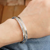 Feather bracelet by Harvey Mace (0.37")