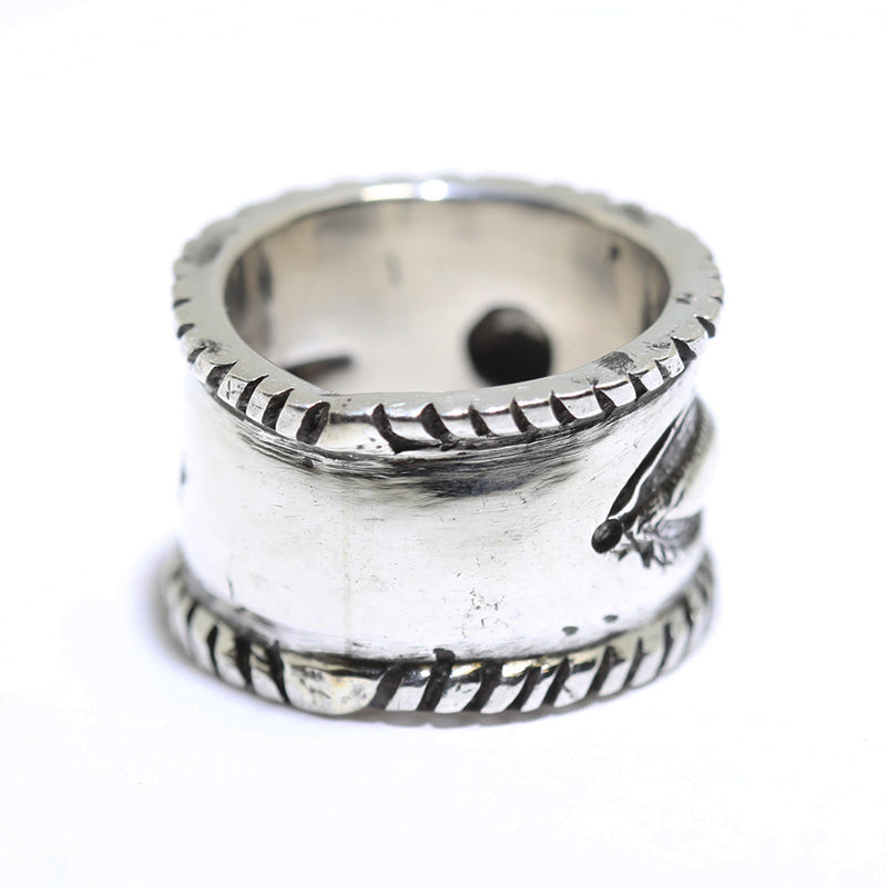 Silver Ring by Ernie Lister- 9.5