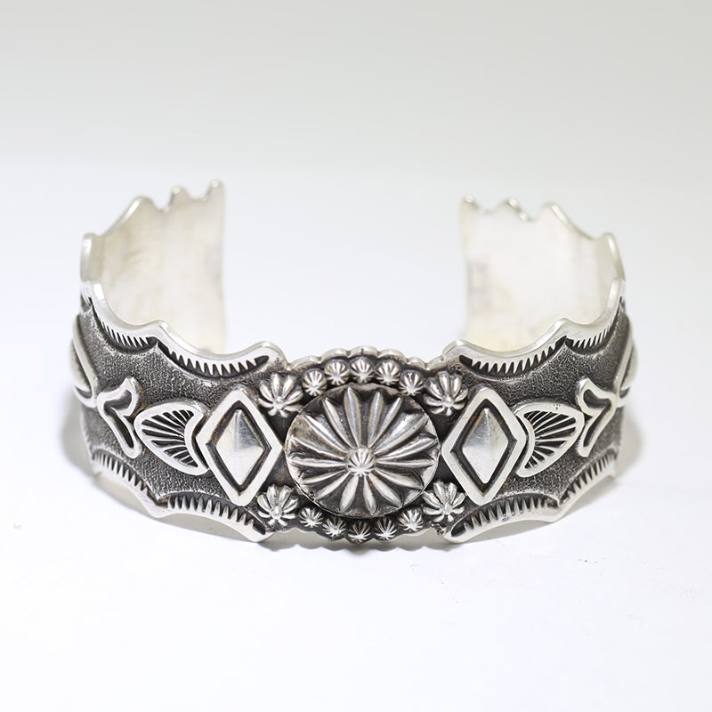 Silver Bracelet by Thomas Jim 5-1/2"
