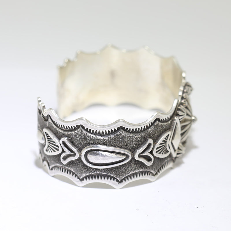 Silver Bracelet by Thomas Jim 5-1/2"