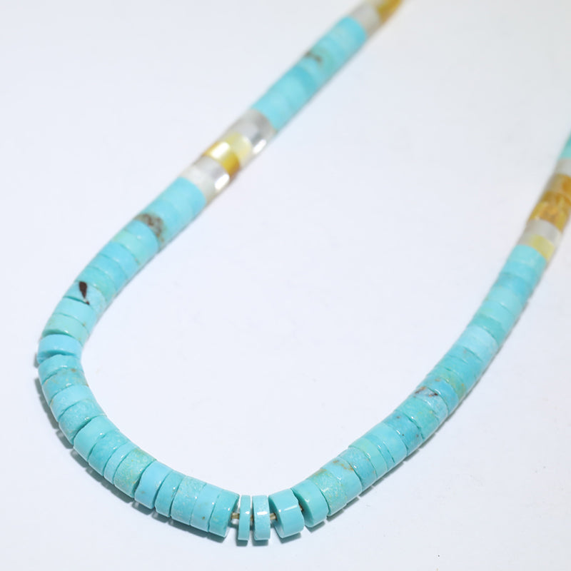 Heishi Necklace by Calvin Lovato