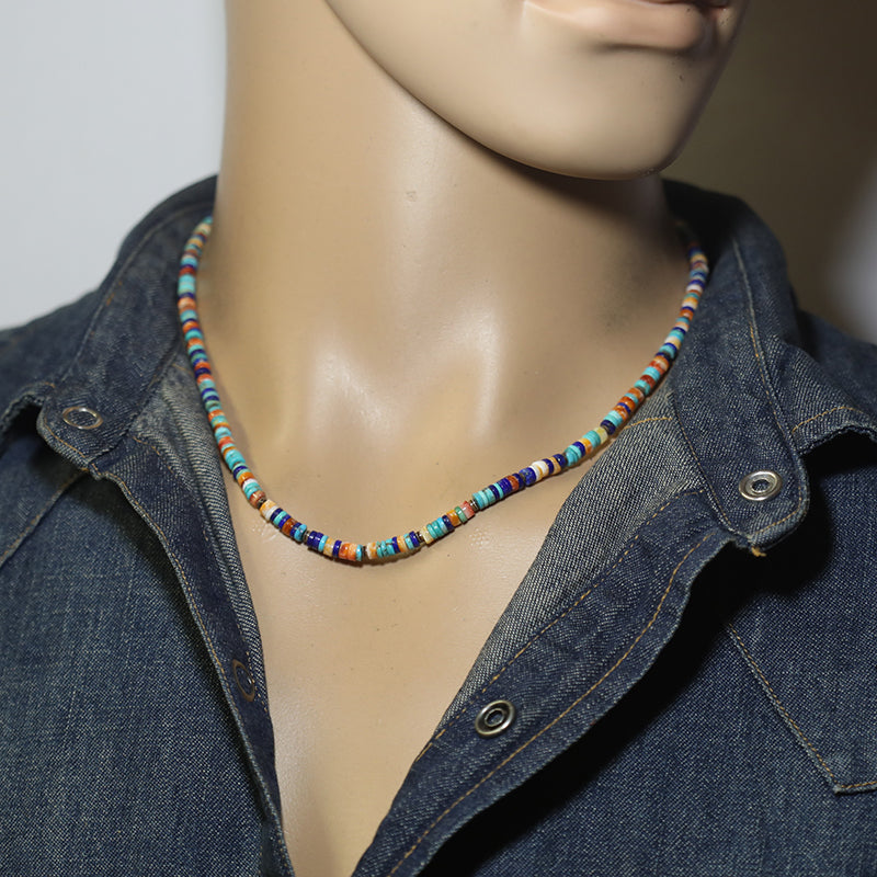 Heishi Necklace by Calvin Lovato