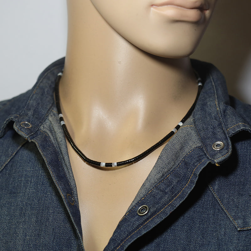 Heishi Necklace by Calvin Lovato