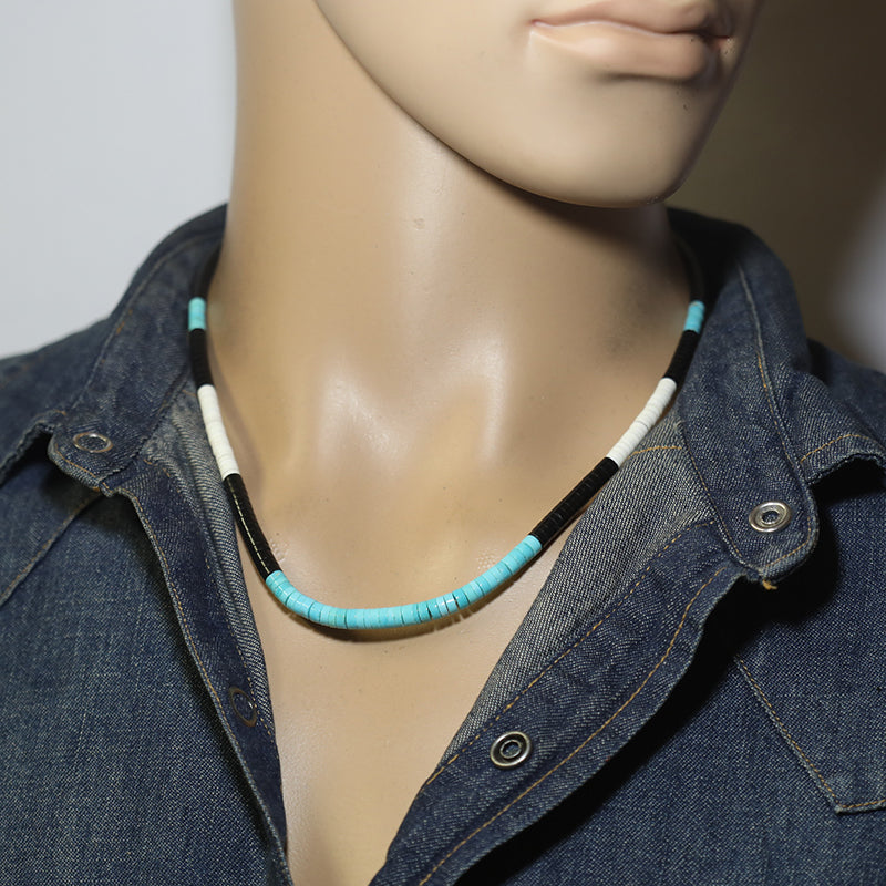 Heishi Necklace by Calvin Lovato