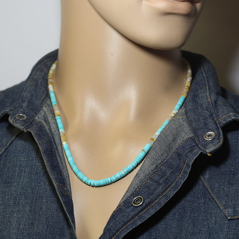 Heishi Necklace by Calvin Lovato
