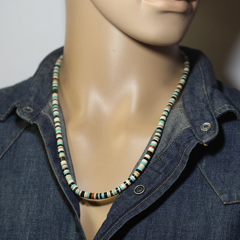 Heishi Necklace by Calvin Lovato
