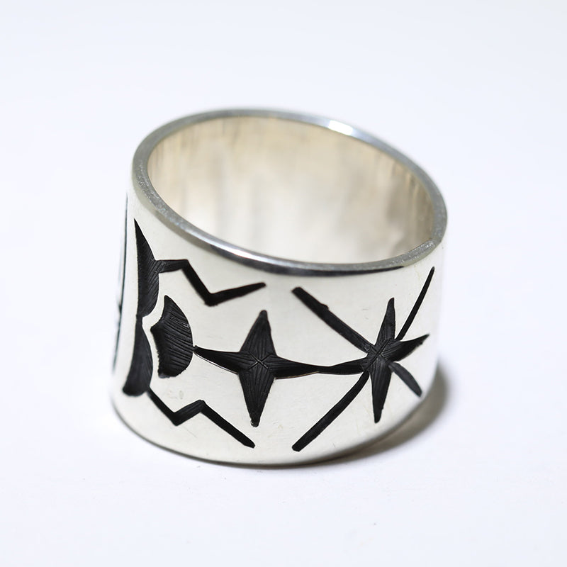 Silver Ring by Ruben Saufkie- 10