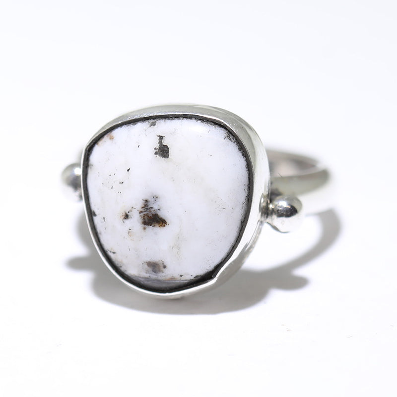 White Buffalo Ring by Robin Tsosie- 5