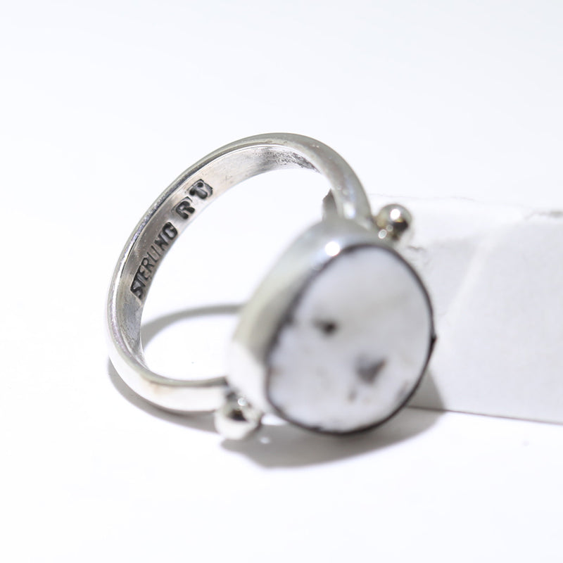 White Buffalo Ring by Robin Tsosie- 5