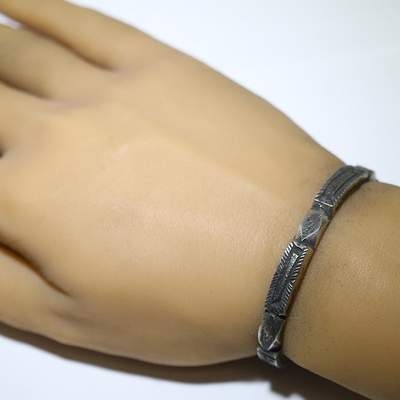 Silver Bracelet by Jock Favour 5"