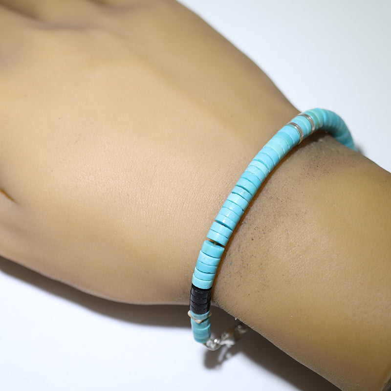 Heishi Bracelet by Calvin Lovato
