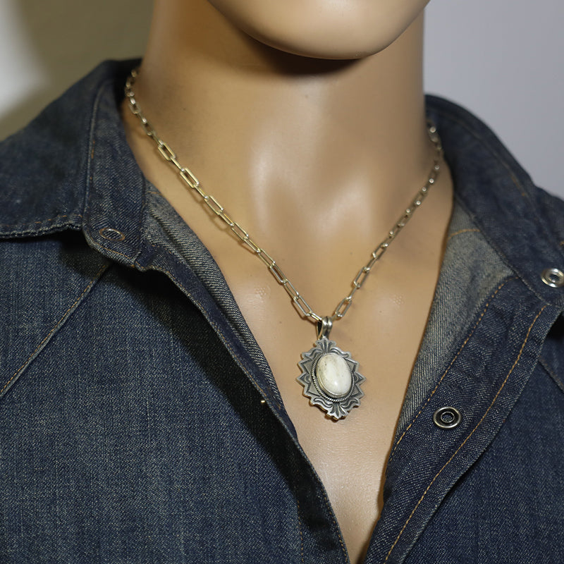 White Buffalo Pendant by Bo Reeves