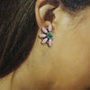 Pink Conch Earrings by Reva Goodluck