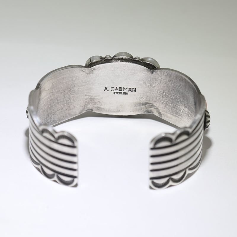 Pink Conch Bracelet by Andy Cadman 5-1/2"
