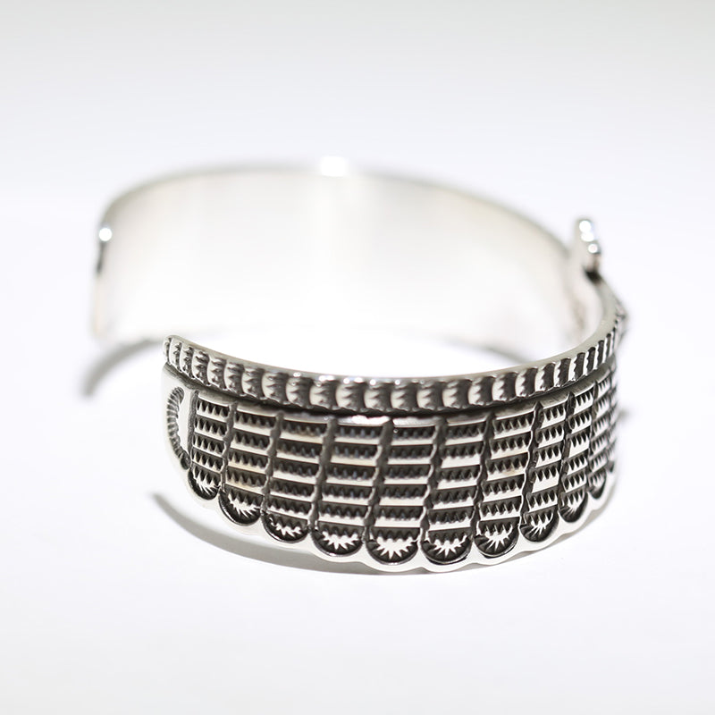 Silver Bracelet by Darrell Cadman 5-3/4