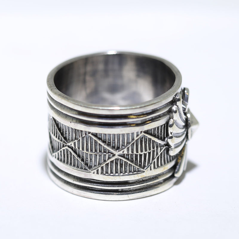 Silver Ring by Delayne Reeves- 8 – Gallup Trading
