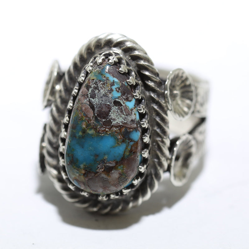 Bisbee Ring by Chris Etsitty- 9 – Gallup Trading