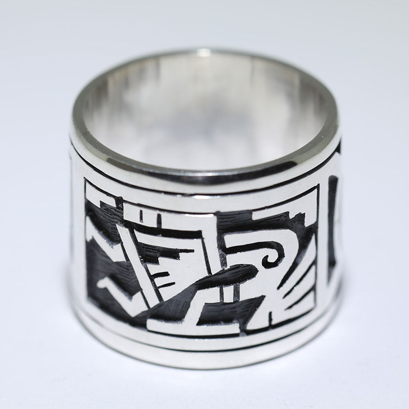 Maze Ring by Clifton Mowa- 11 – Gallup Trading
