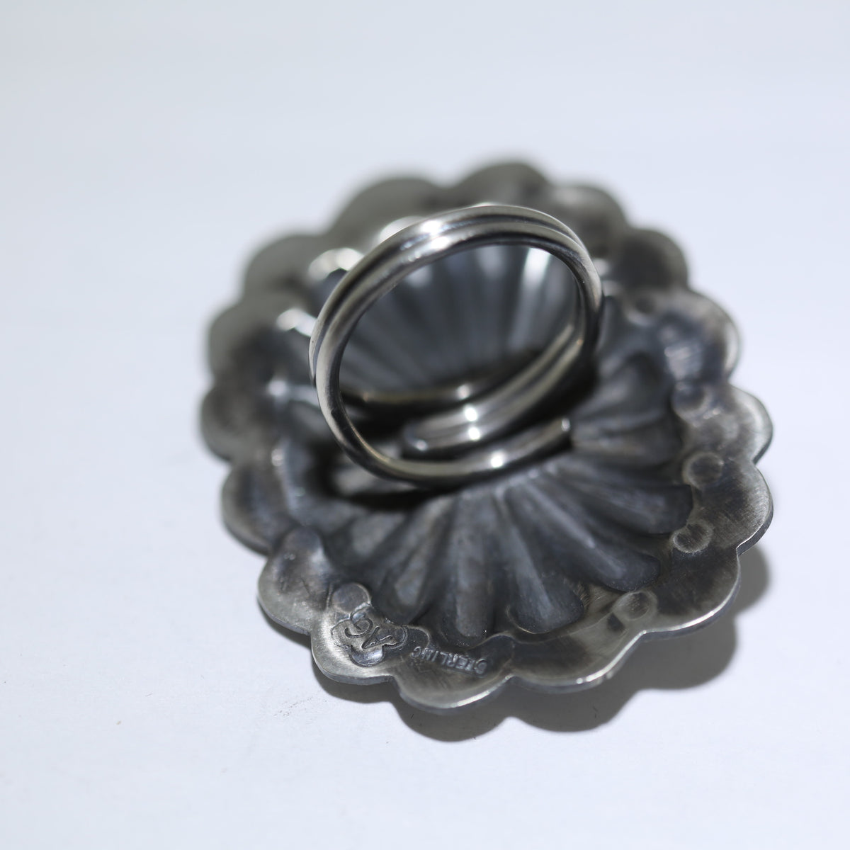 Silver Ring by Arnold Goodluck 8 – Gallup Trading