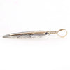 Feather pendant by Harvey Mace (silver or gold)