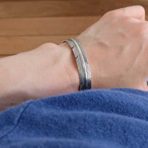 Feather bracelet by Harvey Mace (0.37