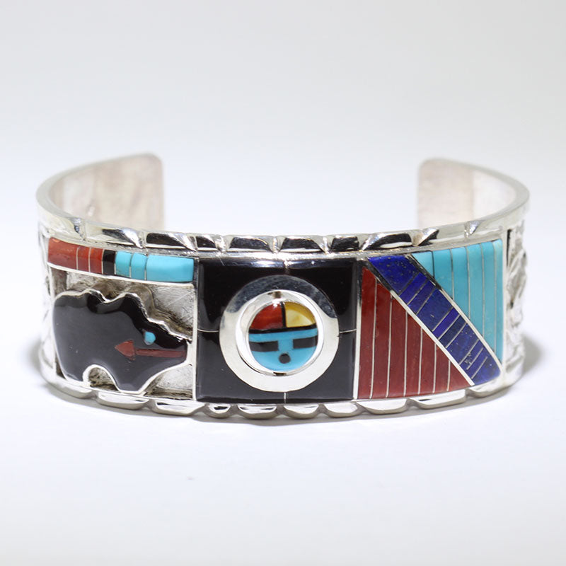 Inlay Bracelet by Don Dewa 5-1/4"