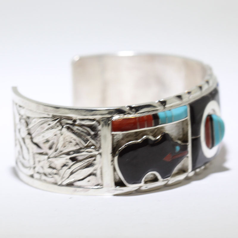 Inlay Bracelet by Don Dewa 5-1/4"