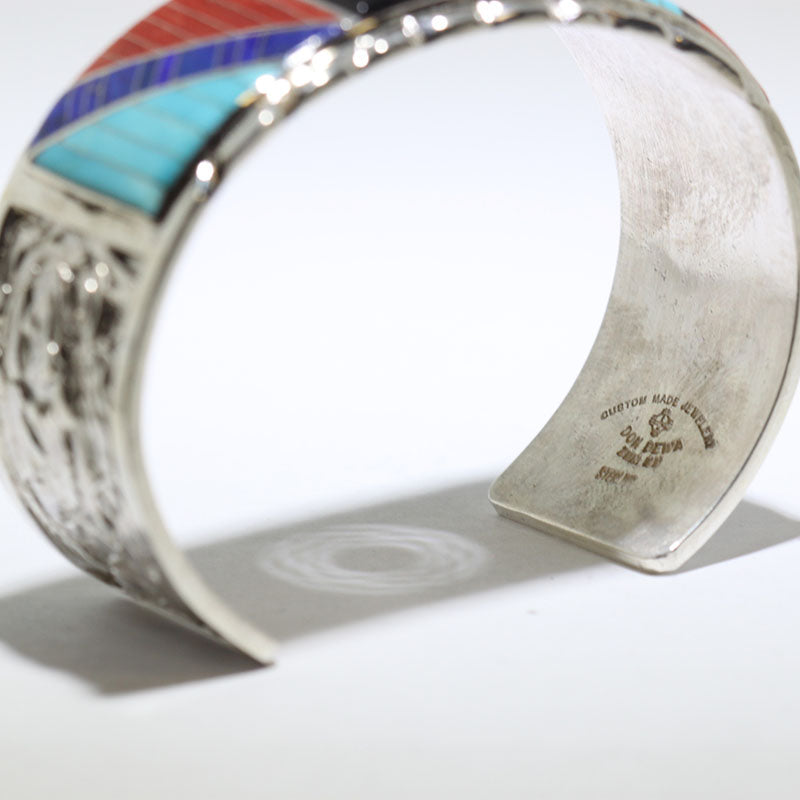 Inlay Bracelet by Don Dewa 5-1/4"