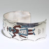 Inlay Bracelet by Navajo 5-1/4"
