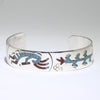 Inlay Bracelet by Navajo 5-1/4"