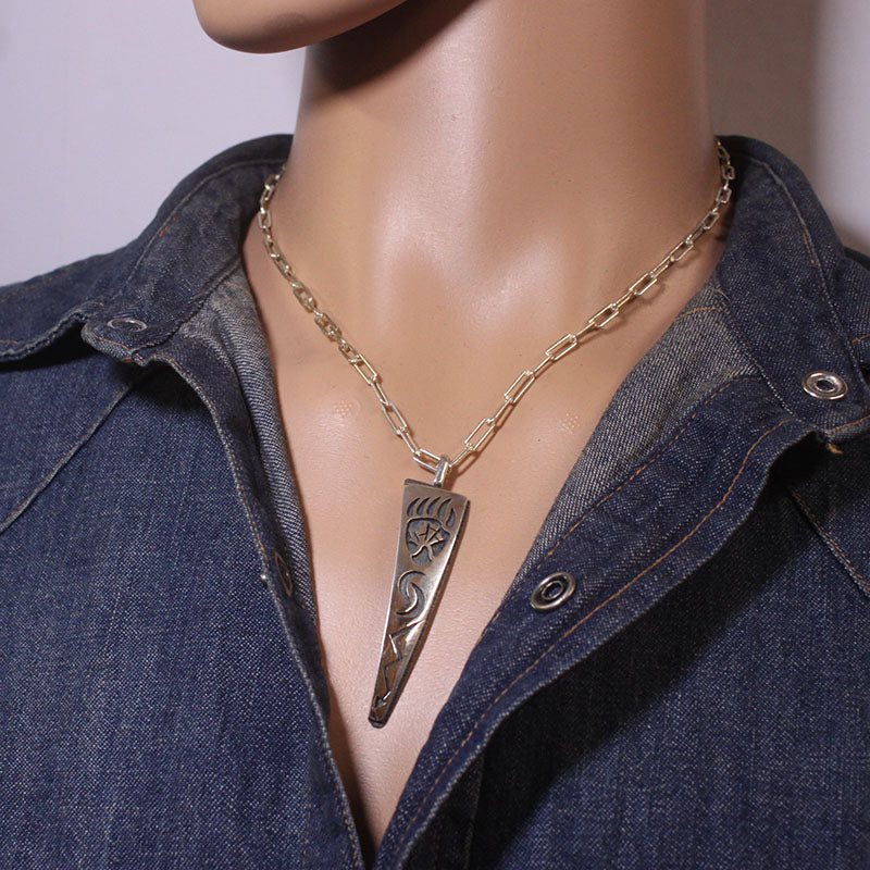 Silver Pendant by Clifton Mowa