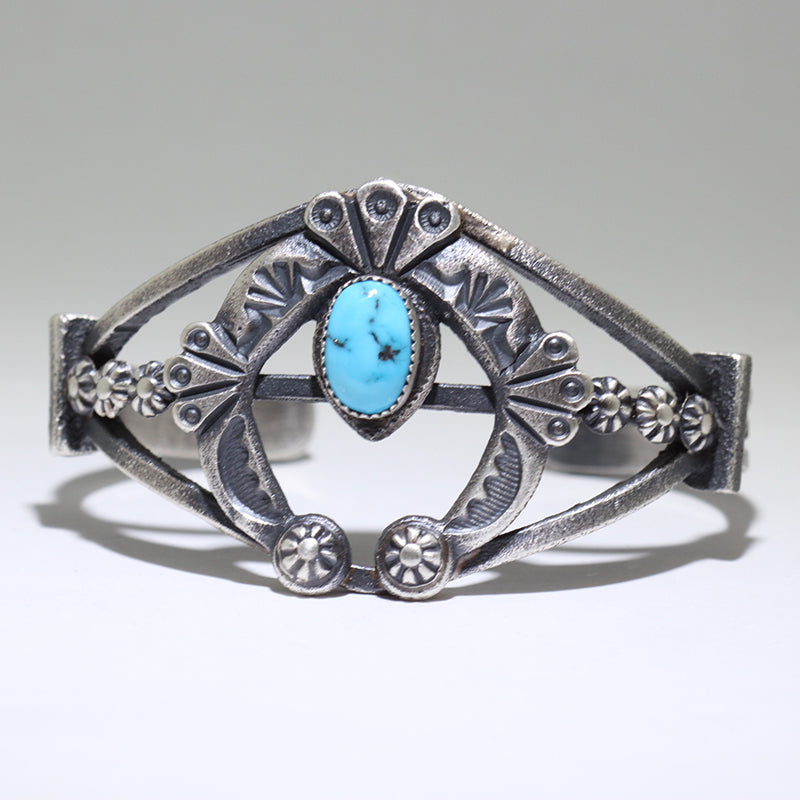 Turquoise Bracelet by Navajo 6"
