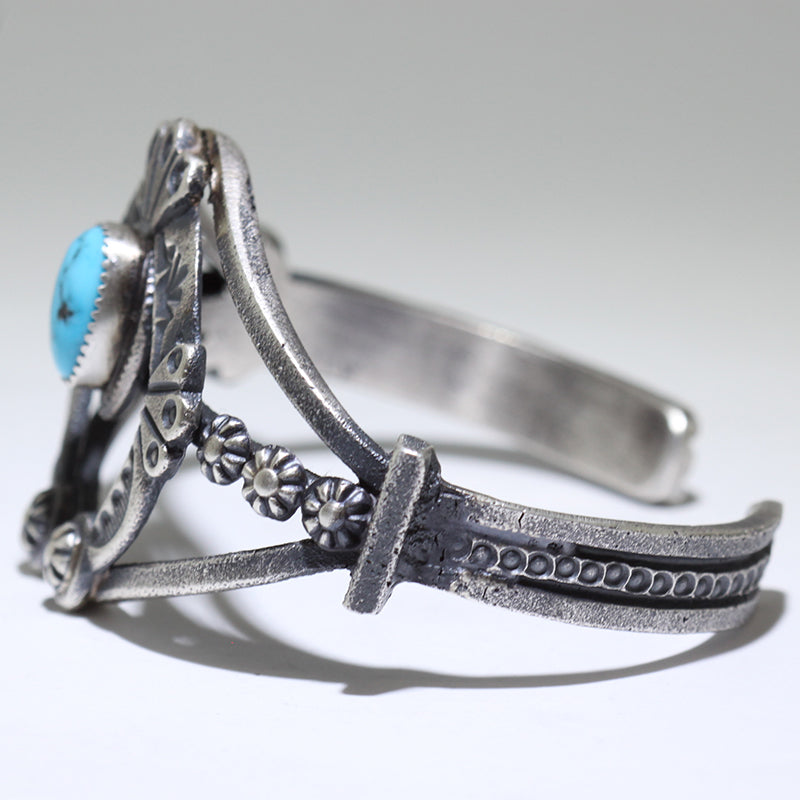 Turquoise Bracelet by Navajo 6"