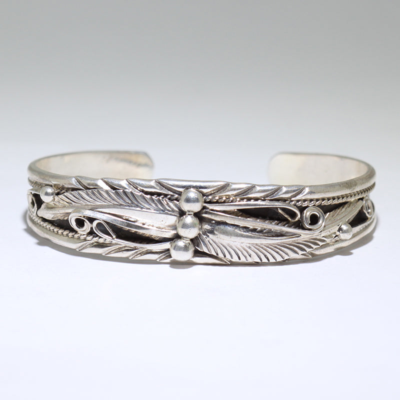 Silver Bracelet by Navajo 5-3/4"