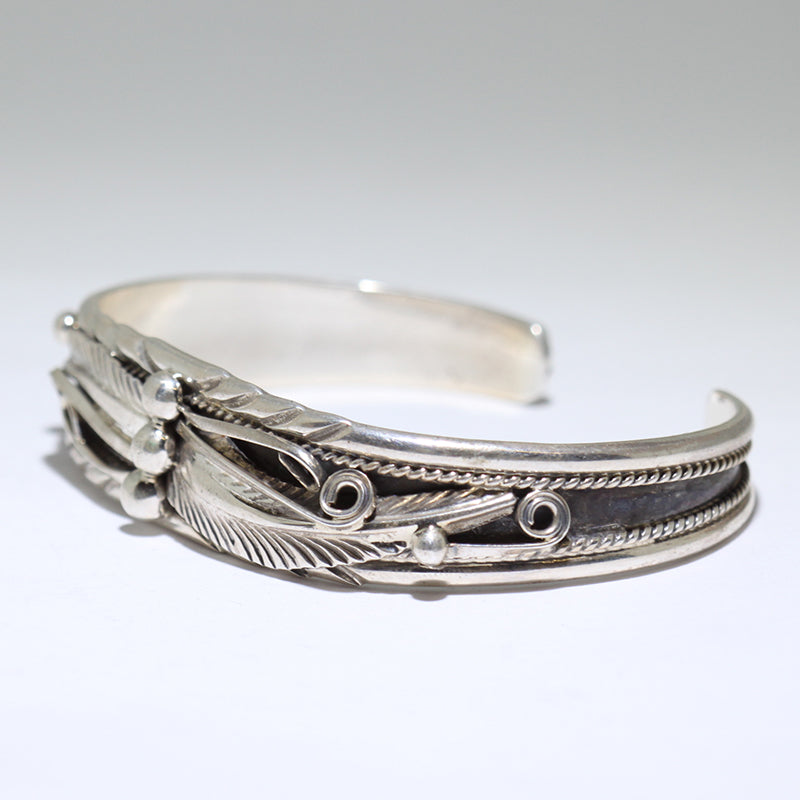 Silver Bracelet by Navajo 5-3/4"