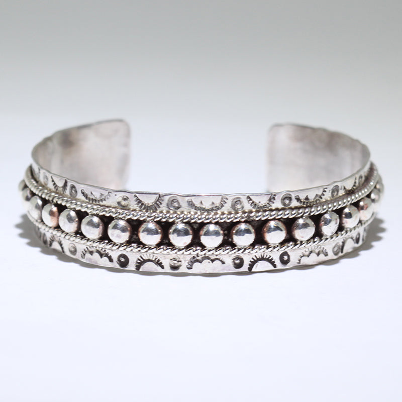 Silver Bracelet by Navajo 5-1/4"