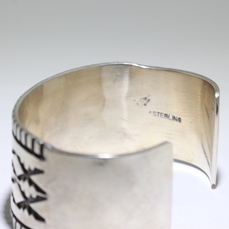Silver Bracelet by Navajo 5-3/4"