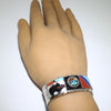 Inlay Bracelet by Don Dewa 5-1/4"