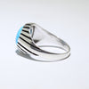 Sleeping Beauty silver ring
