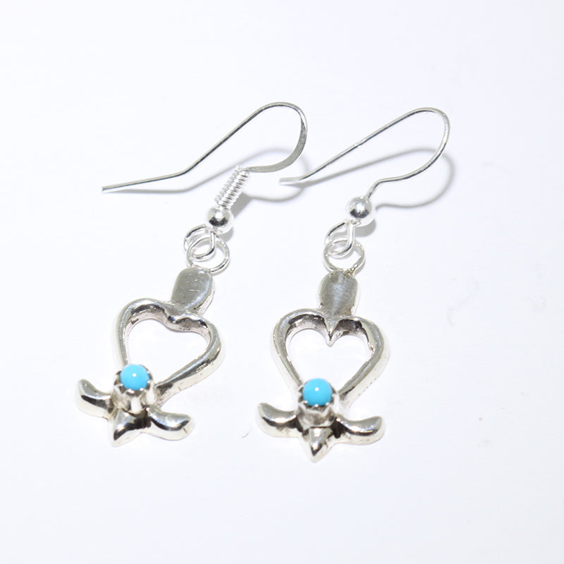 Heart Earrings by Navajo
