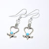 Heart Earrings by Navajo