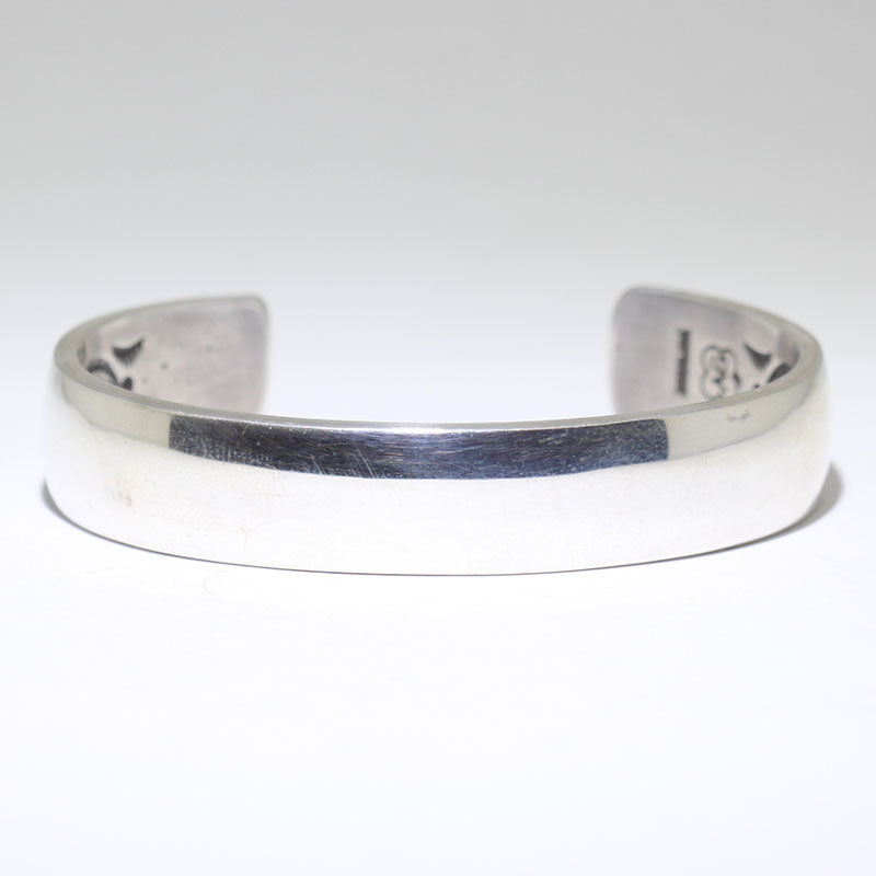 Silver Bracelet by Arnold Goodluck 5-1/4"