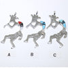 Inlay Kokopelli Pendant