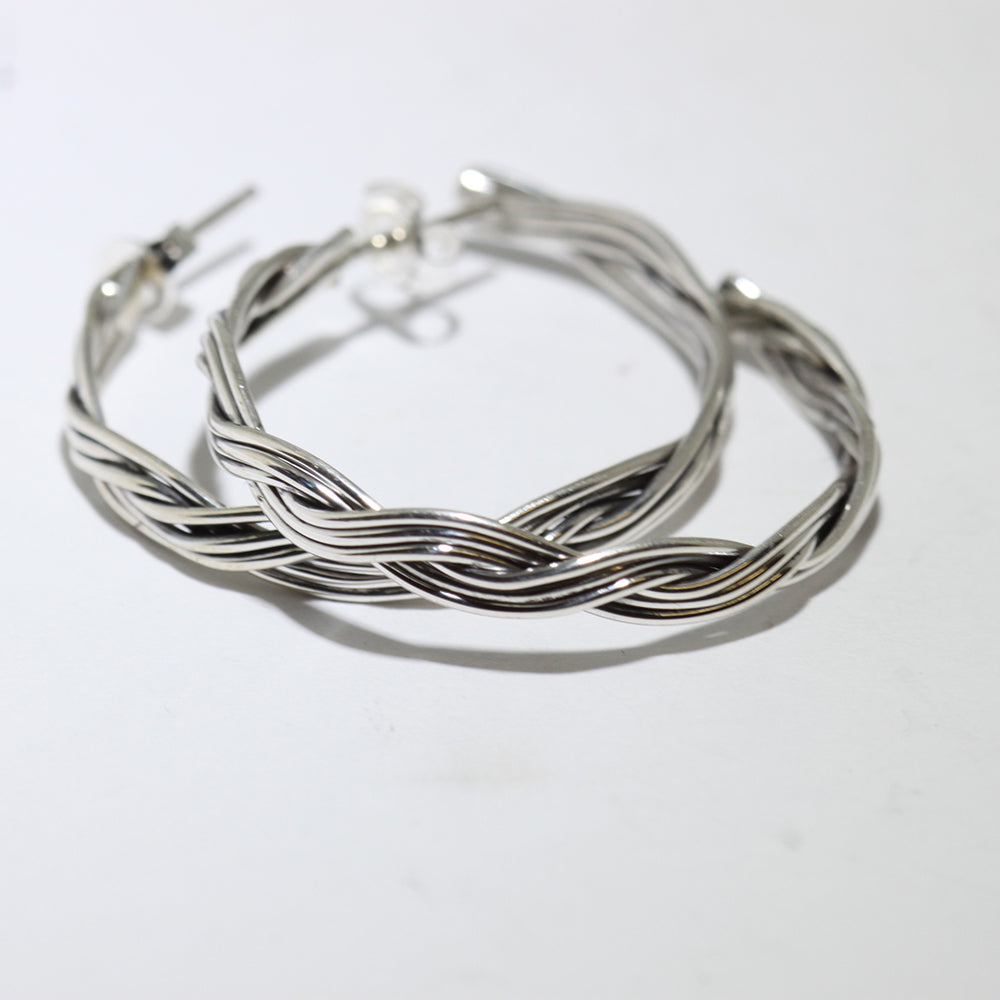 Hoop Earrings by Navajo