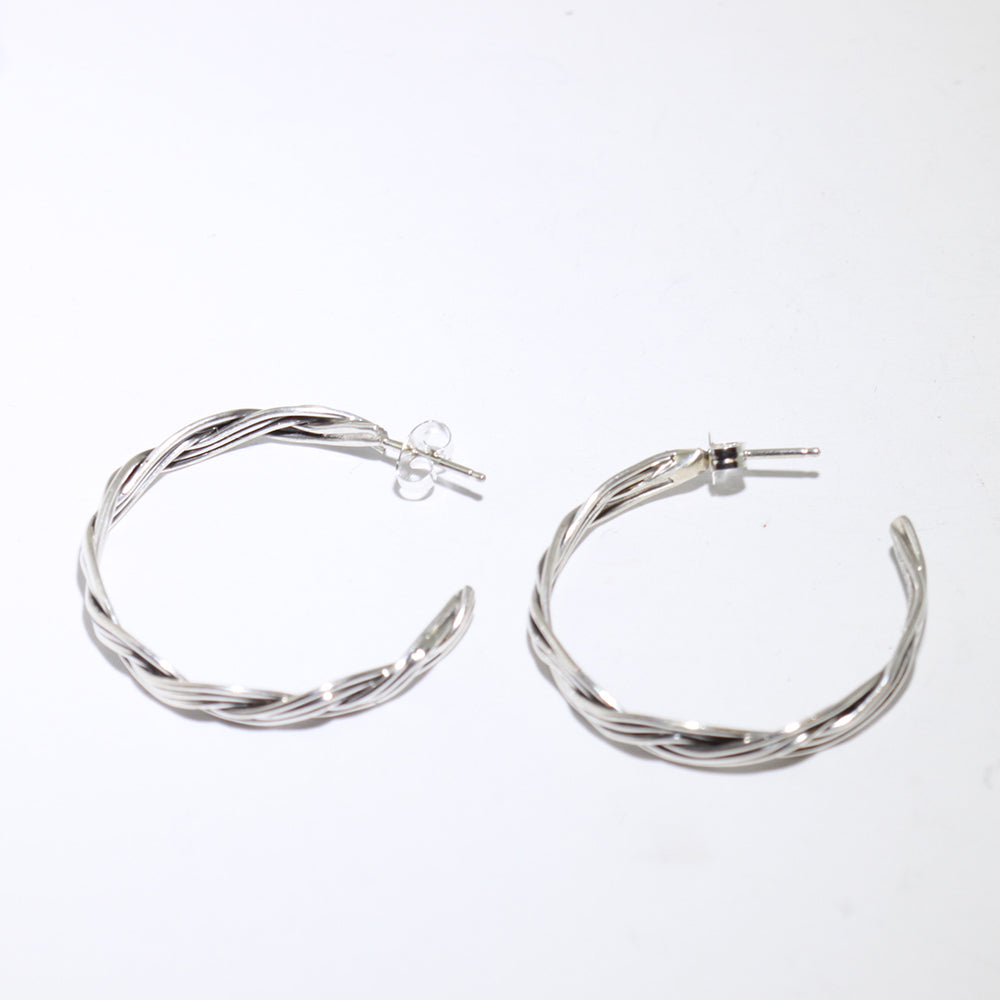 Hoop Earrings by Navajo