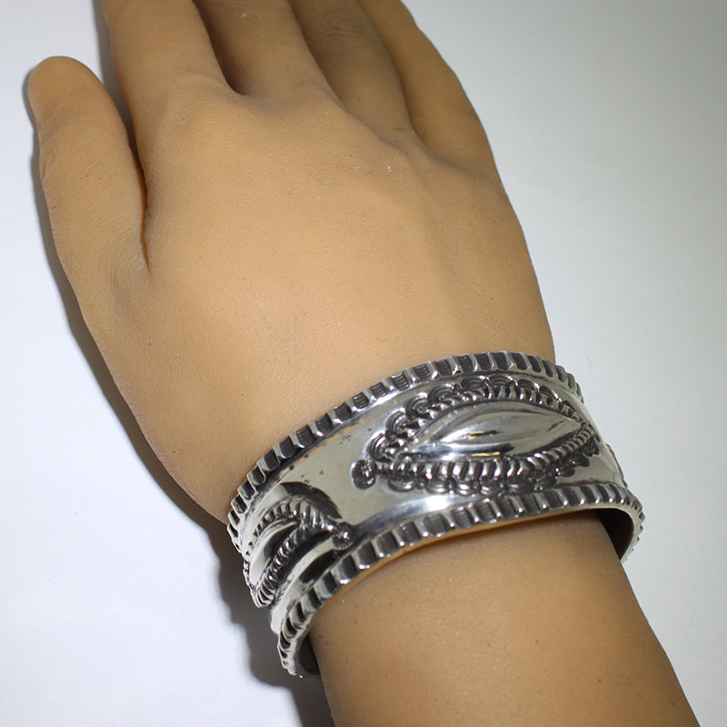Ingot Bracelet by Ernie Lister- 6-1/4"