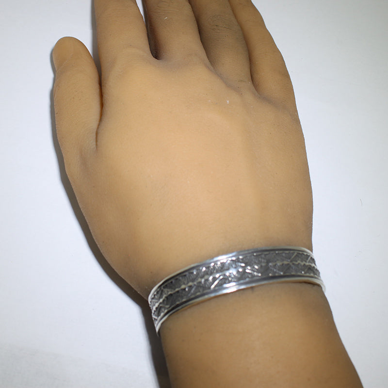 Silver Bracelet by Sunshine Reeves 5-1/4"