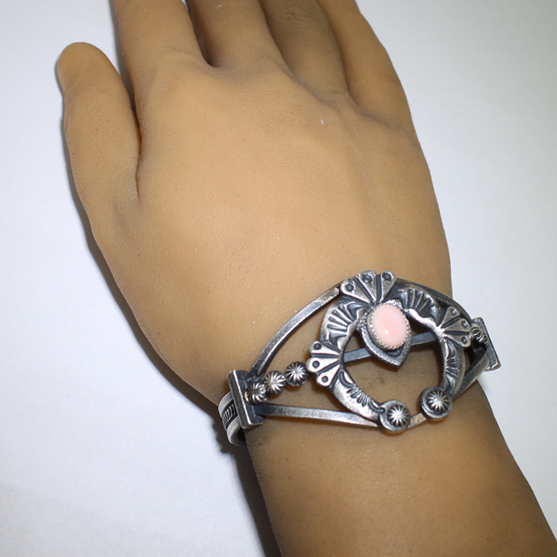 Coral Bracelet by Navajo 6"
