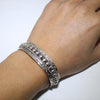 Silver Bracelet by Navajo 5-1/4"